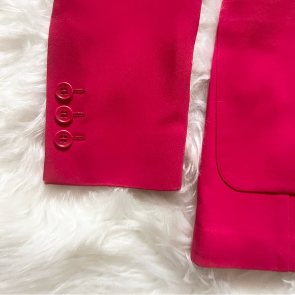 New! Rare RED VALENTINO Single-Breasted Long Blazer in Fuchsia - Picture 8 of 13